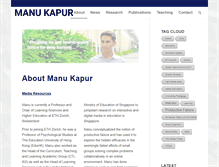 Tablet Screenshot of manukapur.com